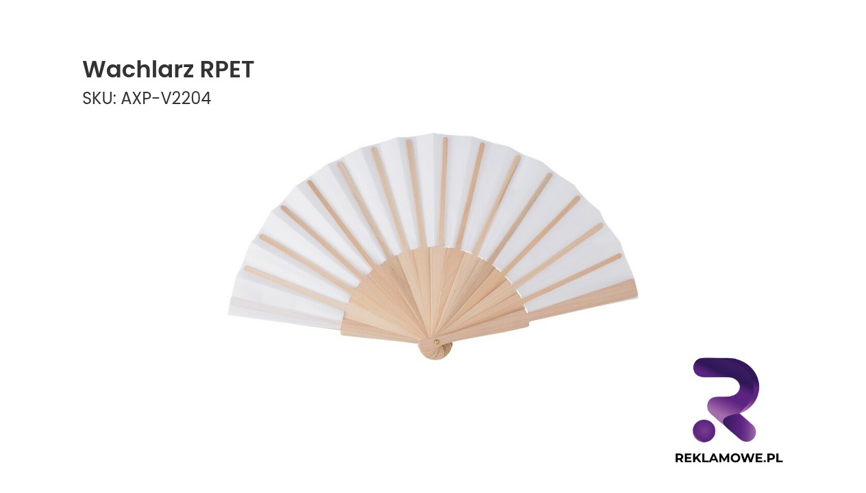 Wachlarz RPET Wachlarz wykonany z recyklingowanego PET