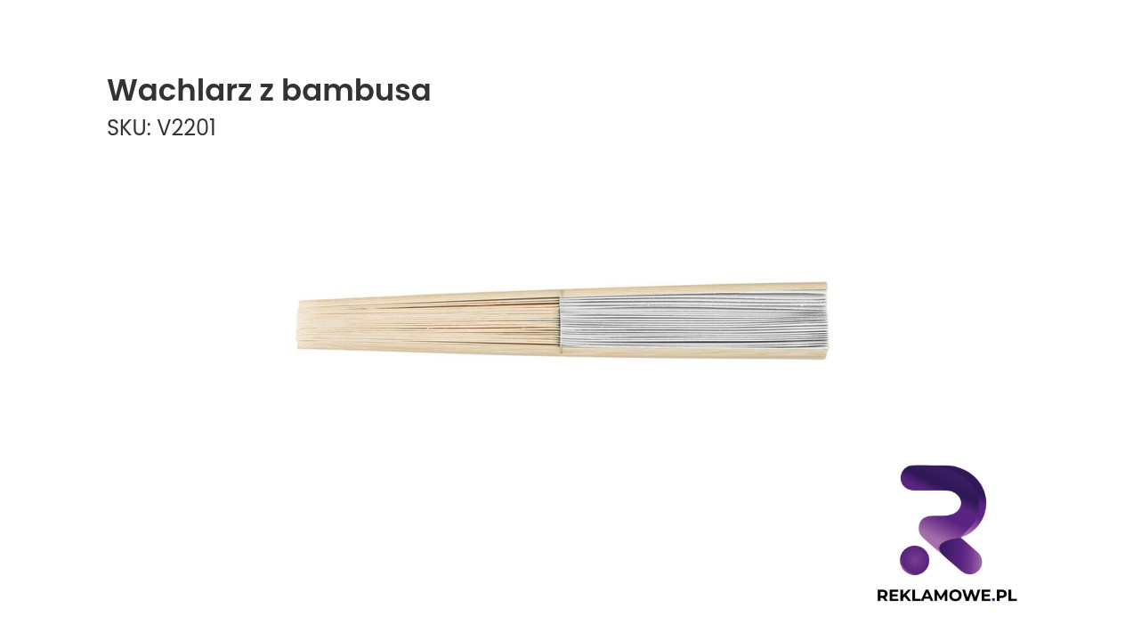 Tradycyjny wachlarz z bambusa